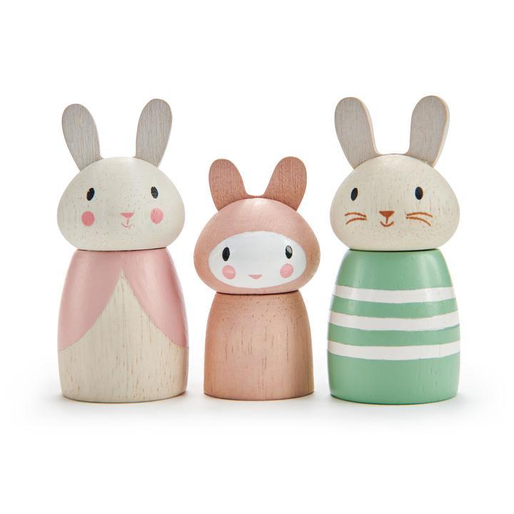 toy wooden bunnies